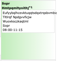 Tooltip mit Termindetails